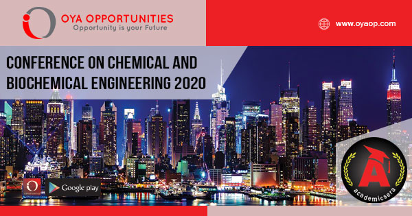 Conference on Chemical and Biochemical Engineering 2020