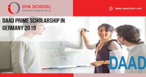 DAAD PRIME Scholarship in Germany 2019