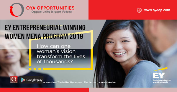 EY Entrepreneurial Winning Women MENA Program 2019