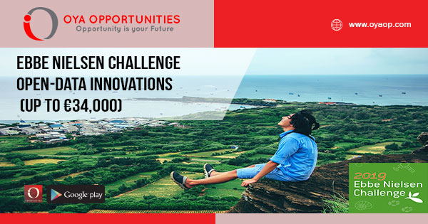 Ebbe Nielsen Challenge open-data innovations (Up to €34,000)
