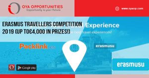 Erasmus Travelers Experience Competition 2019 (up to€4,000 in prizes!)