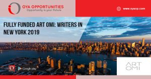 Fully Funded Art Omi: Writers in New york 2019