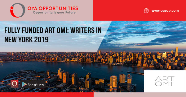 Fully Funded Art Omi: Writers in New york 2019