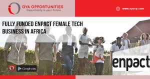 Fully Funded Enpact Female Tech Business in Africa