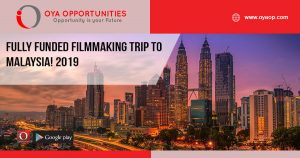 Fully Funded Filmmaking trip to Malaysia! 2019