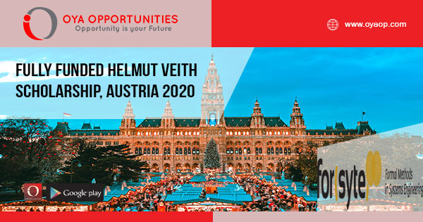 Fully Funded Helmut Veith Scholarship, Austria 2020