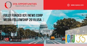 Fully Funded ICFJ News Corp Media Fellowship 2019,USA