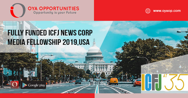 Fully Funded ICFJ News Corp Media Fellowship 2019,USA
