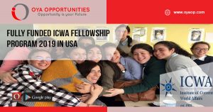 Fully Funded ICWA Fellowship Program 2019 in USA