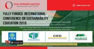 Fully Funded International Conference on Sustainability Education 2019