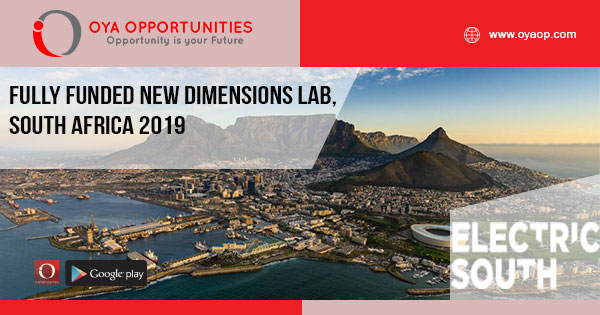 Fully Funded New Dimensions Lab, South Africa 2019