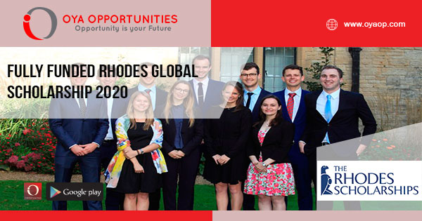 Fully Funded Rhodes Global Scholarship 2020