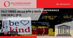 Fully Funded UNESCO World Youth Conference 2019