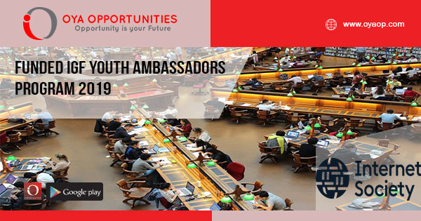 Funded IGF Youth Ambassadors Program 2019