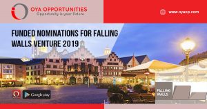 Funded Nominations for Falling Walls Venture 2019