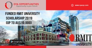 Funded RMIT University Scholarship 2019 (up to AU$10,000)