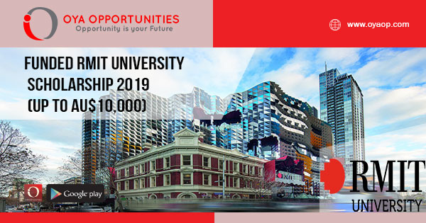 Funded RMIT University Scholarship 2019 (up to AU$10,000)