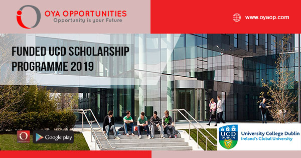 Funded UCD Scholarship Programme 2019