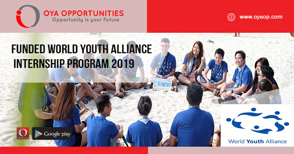Funded World Youth Alliance Internship Program 2019