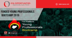Funded Young Professionals Bootcamp 2019