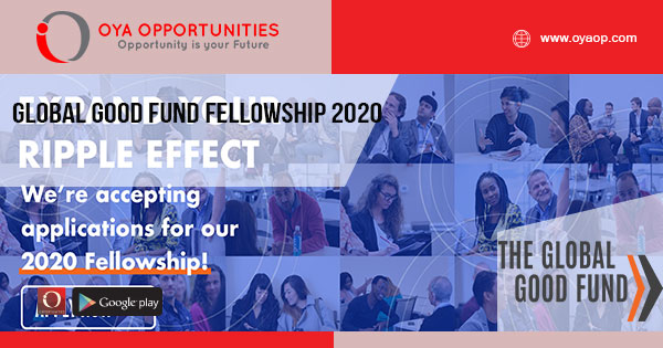 Global Good Fund Fellowship 2020