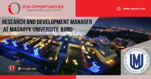 Jobs at Masaryk University in Brno
