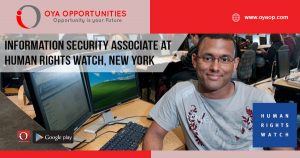 Human Rights Watch Jobs at New York
