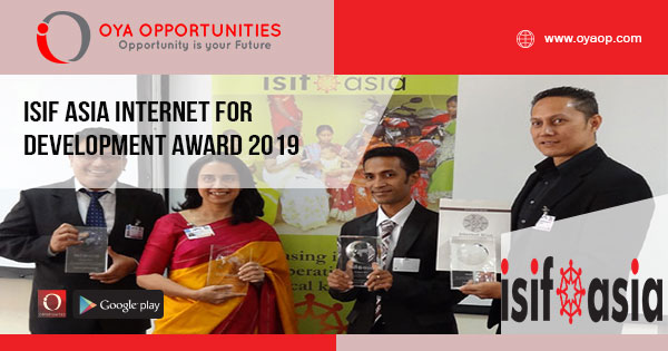 ISIF Asia Internet for Development Award 2019
