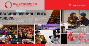 ISPA Paid Internship 2019 In New York, USA