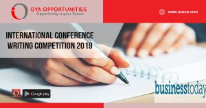 International Conference Writing Competition 2019