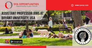 Assistant Professor Jobs at Bryant University, USA