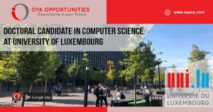 Research Jobs at the University of Luxembourg