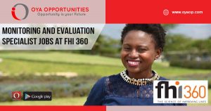 Monitoring and Evaluation Specialist Jobs at FHI 360, Morocco