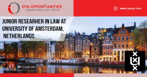 Research Jobs at University of Amsterdam