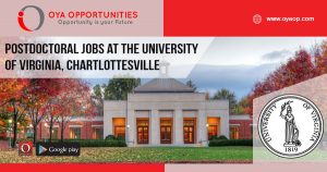 Postdoctoral Jobs at the University of Virginia, Charlottesvile