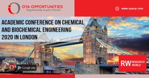 Academic Conference on Chemical and Biochemical Engineering 2020 in London