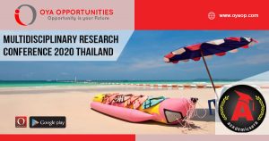 Multidisciplinary Research Conference 2020 Thailand