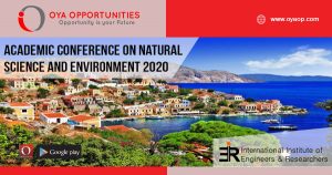 Academic Conference on Natural Science and Environment 2020