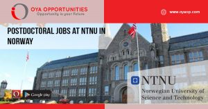 Postdoctoral Jobs at NTNU in Norway