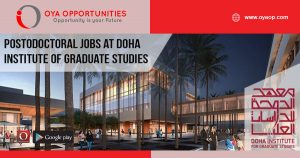Postodoctoral Jobs at Doha Institute of Graduate Studies, Qatar