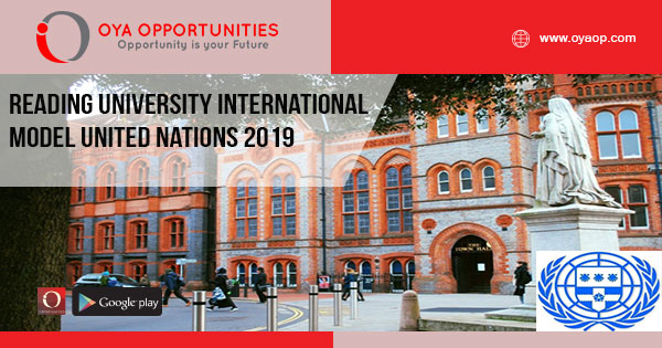 Reading University International Model United Nations 2019