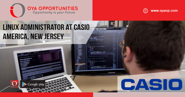 Linux Administrator jobs in Casio USA, Dover