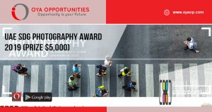 UAE SDG Photography Award 2019 (Prize $5,000)
