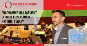 Programme Management Officer jobs at United Nations, Turkey
