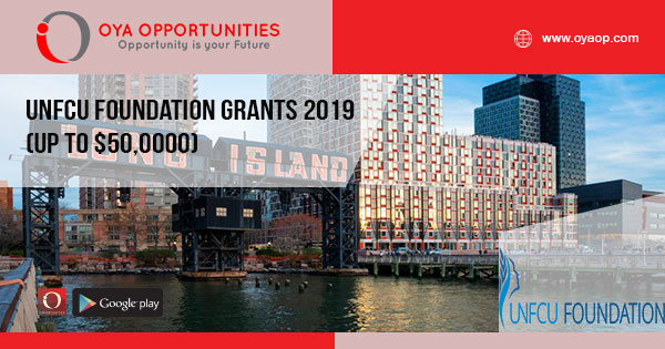 UNFCU Foundation Grants 2019 (up to $50,0000)