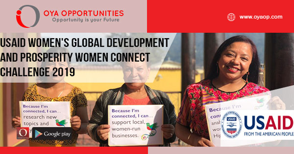 USAID Women's Global Development and Prosperity Women Connect Challenge 2019