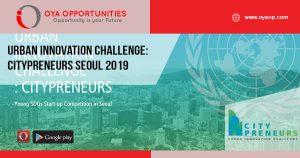 Urban Innovation Challenge: Citypreneurs Seoul 2019
