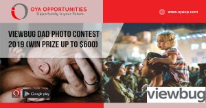 Viewbug Dad Photo Contest 2019 (win prize up to $600)