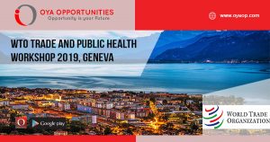 WTO Trade and Public Health Workshop 2019, Geneva