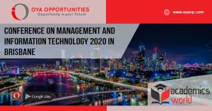 Academic Conference on Management and Information Technology 2020 in Brisbane